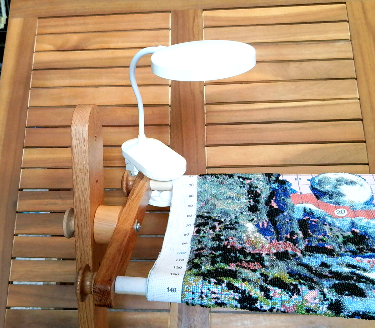Rechargeable clip on light