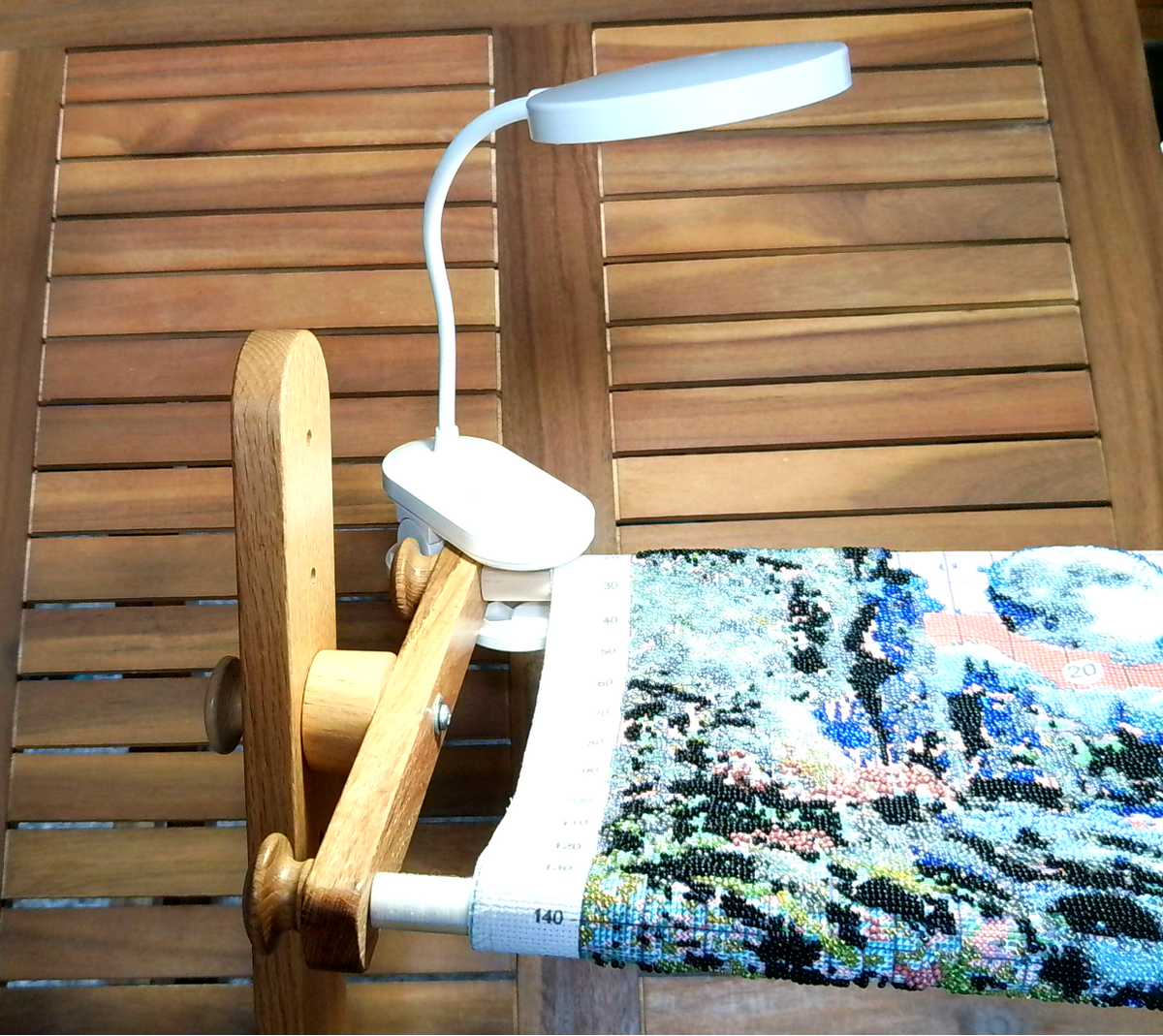 Rechargeable clip on light