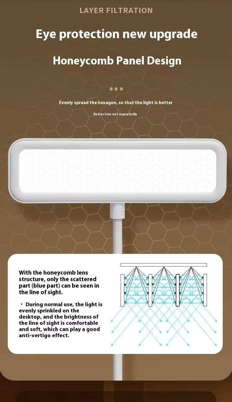 OEM Portable USB-powered Led Study Desk Lamp Plug in One Color Adjustable Hose Clip-on light